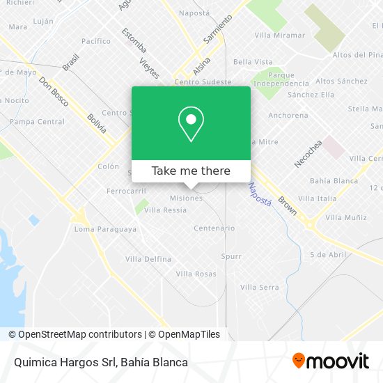 Quimica Hargos Srl map