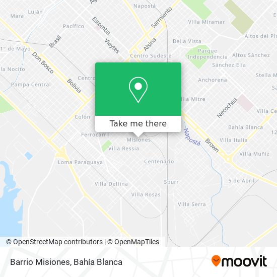 Mapa de Barrio Misiones