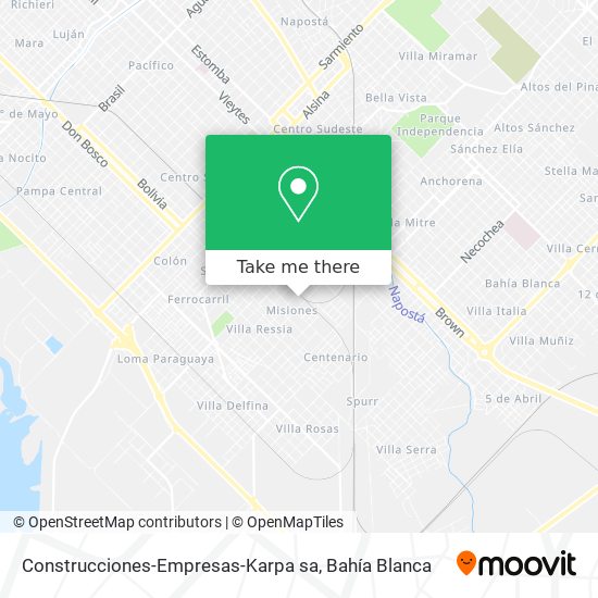 Mapa de Construcciones-Empresas-Karpa sa