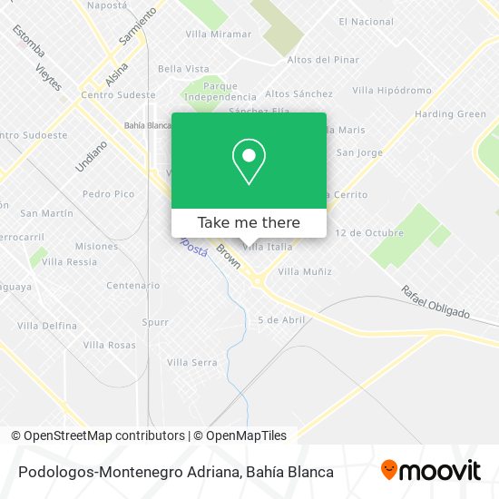 Mapa de Podologos-Montenegro Adriana