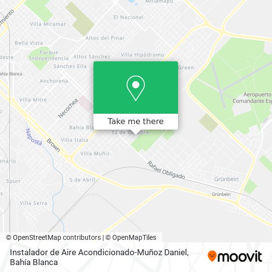 Mapa de Instalador de Aire Acondicionado-Muñoz Daniel