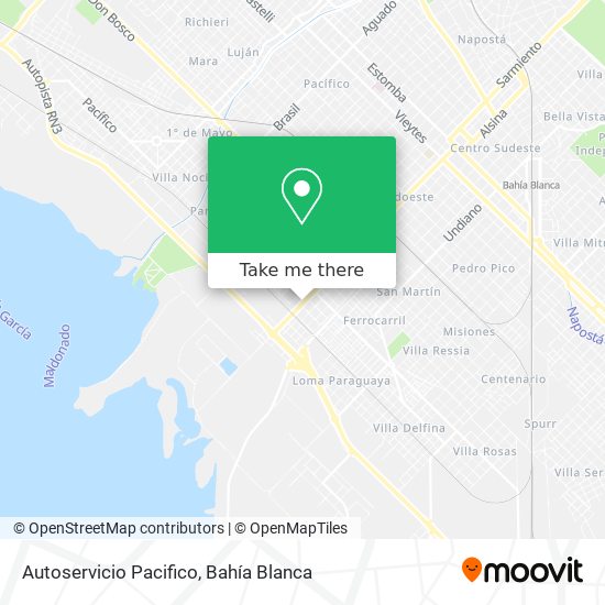 Autoservicio Pacifico map