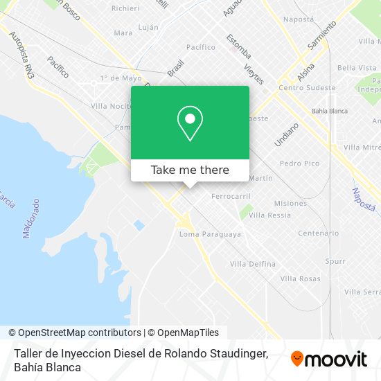 Mapa de Taller de Inyeccion Diesel de Rolando Staudinger