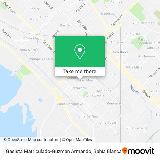 Mapa de Gasista Matriculado-Guzman Armando