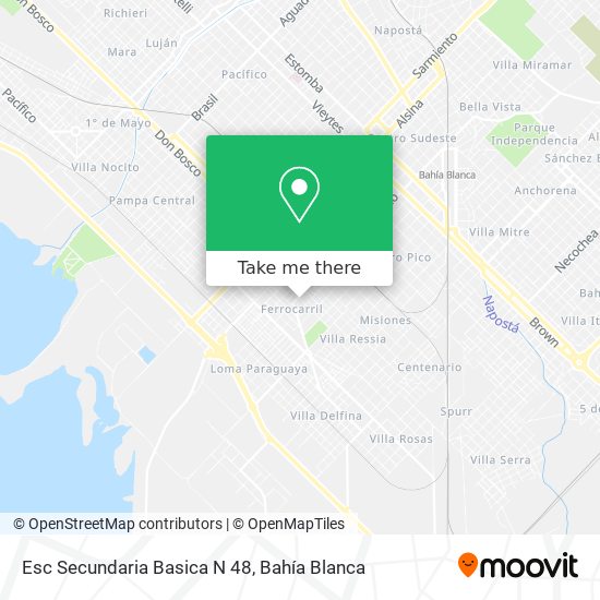 Mapa de Esc Secundaria Basica N 48
