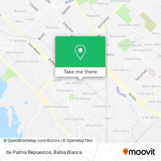 Mapa de de Palma Repuestos