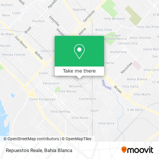 Repuestos Reale map