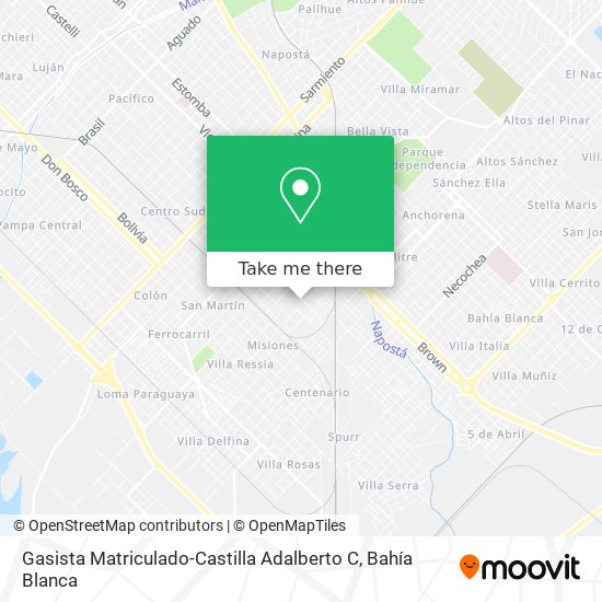 Gasista Matriculado-Castilla Adalberto C map