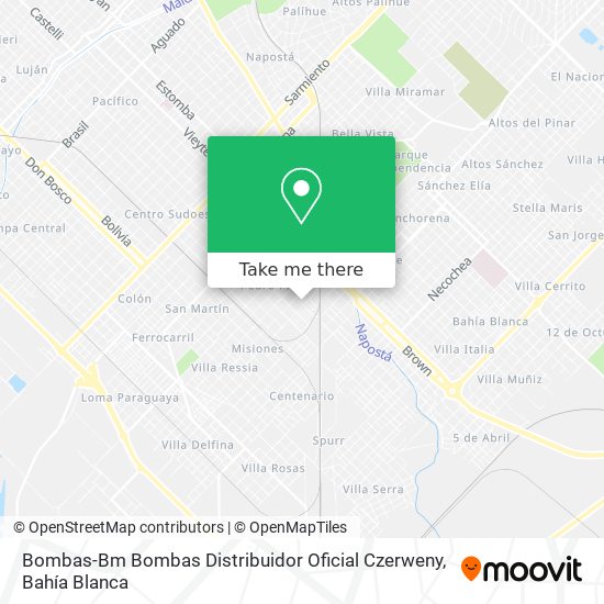Bombas-Bm Bombas Distribuidor Oficial Czerweny map