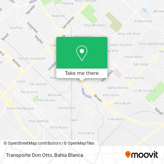 Transporte Don Otto map