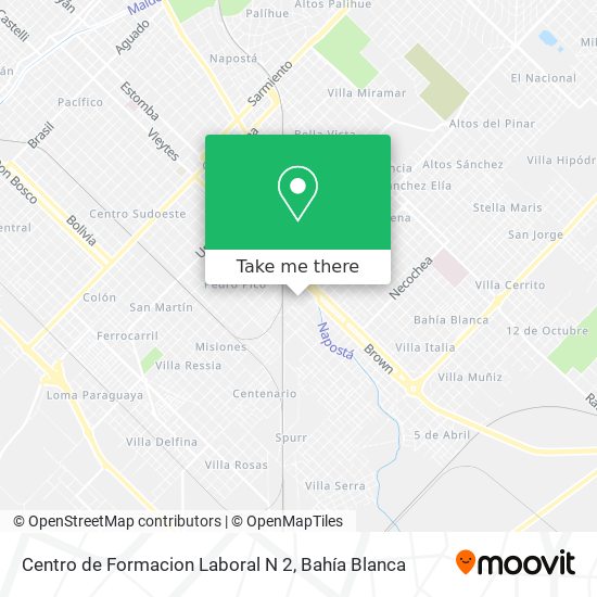 Centro de Formacion Laboral N 2 map