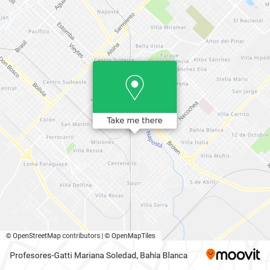 Profesores-Gatti Mariana Soledad map