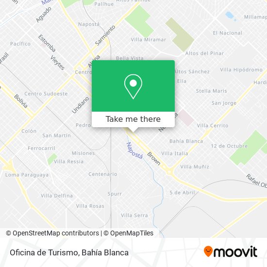 Oficina de Turismo map