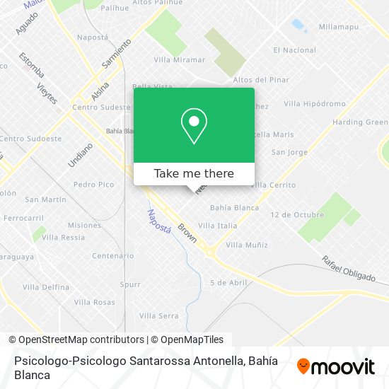 Mapa de Psicologo-Psicologo Santarossa Antonella