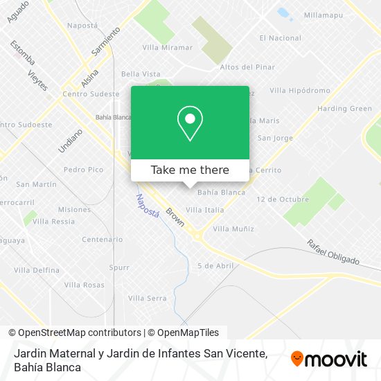 Jardin Maternal y Jardin de Infantes San Vicente map