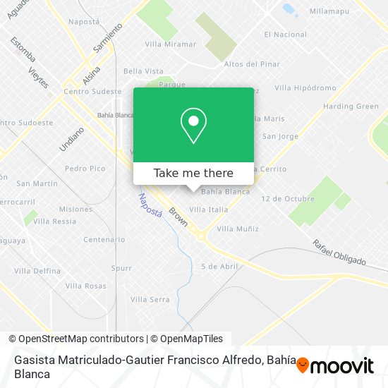 Gasista Matriculado-Gautier Francisco Alfredo map