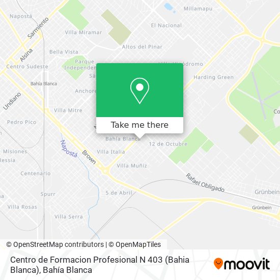 Centro de Formacion Profesional N 403 (Bahia Blanca) map