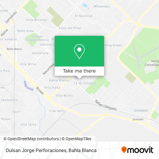 Mapa de Dulsan Jorge Perforaciones