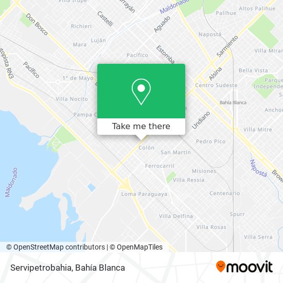 Servipetrobahia map