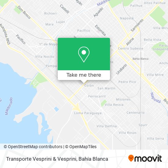 Transporte Vesprini & Vesprini map