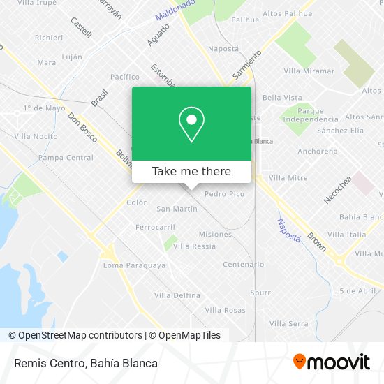Remis Centro map