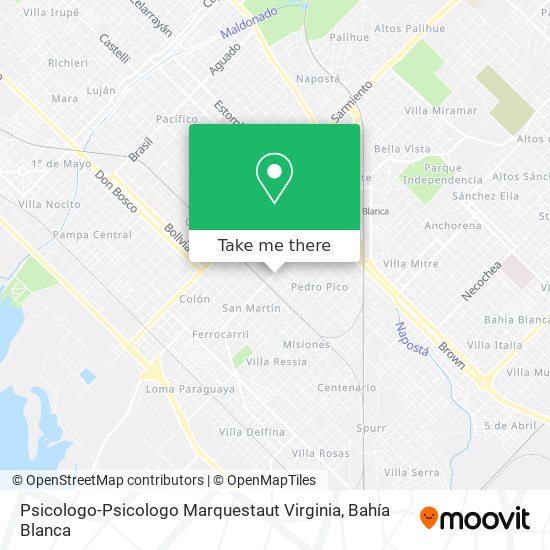 Psicologo-Psicologo Marquestaut Virginia map