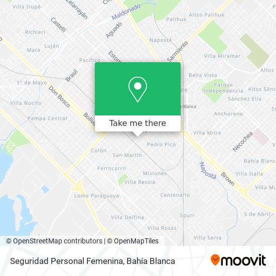 Seguridad Personal Femenina map