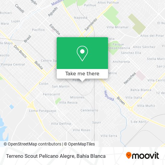 Terreno Scout Pelícano Alegre map