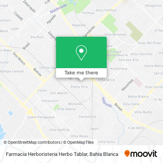 Farmacia Herboristeria Herbo Tablar map