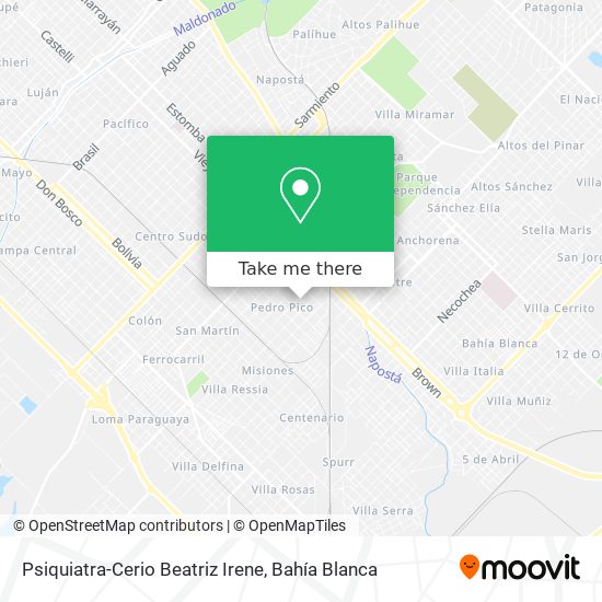Psiquiatra-Cerio Beatriz Irene map