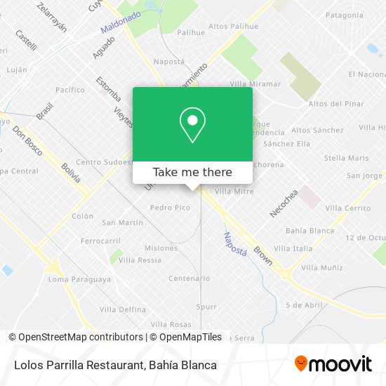 Mapa de Lolos Parrilla Restaurant