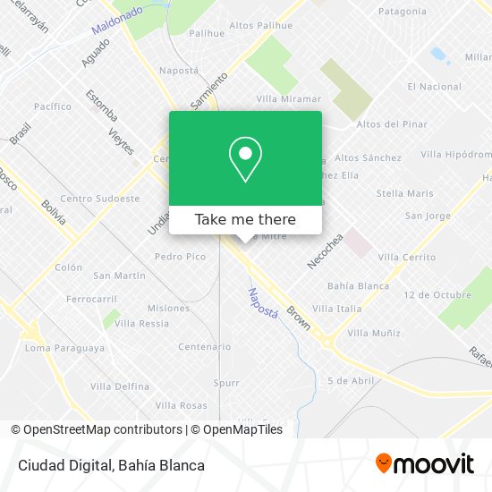 Ciudad Digital map