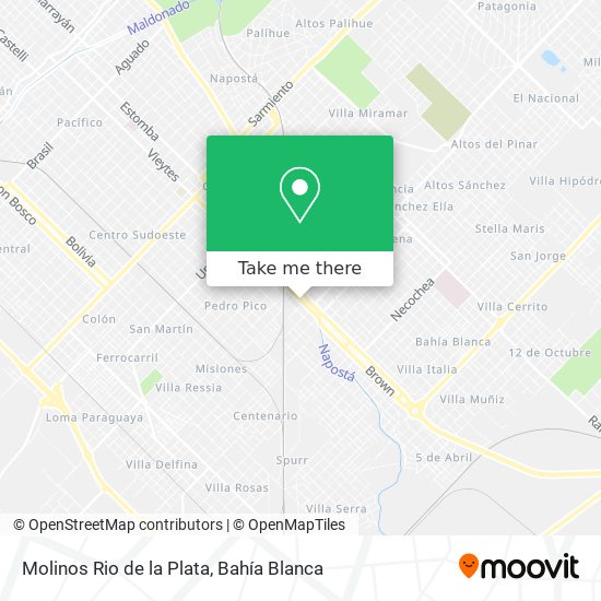 Mapa de Molinos Rio de la Plata
