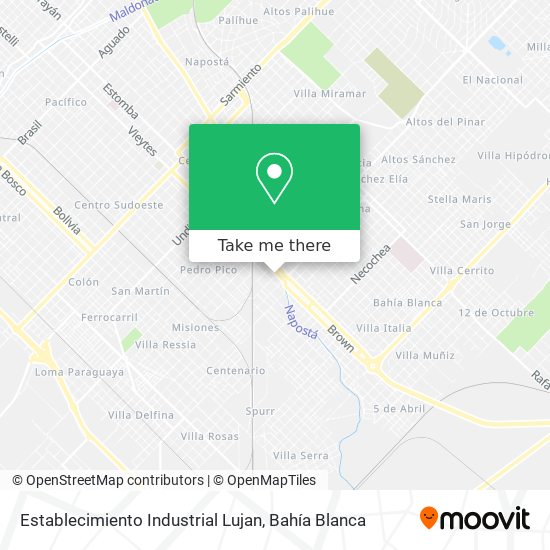 Establecimiento Industrial Lujan map
