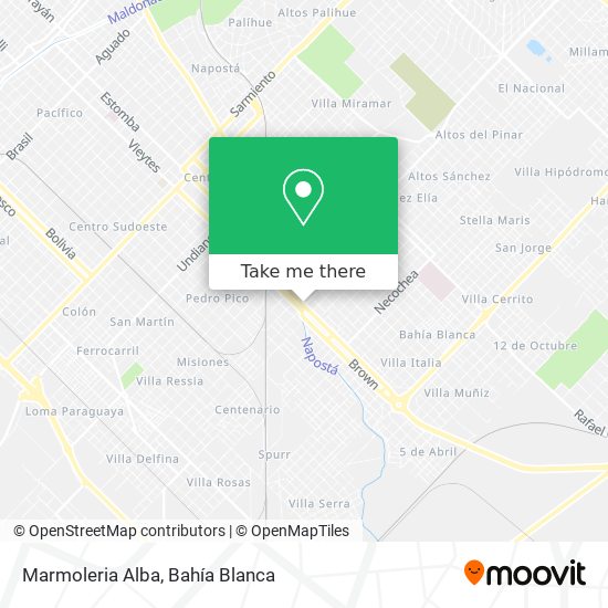Marmoleria Alba map