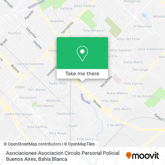 Asociaciones-Asociacion Circulo Personal Policial Buenos Aires map