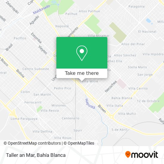 Taller an Mar map
