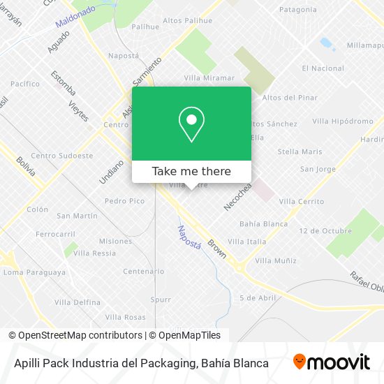 Apilli Pack Industria del Packaging map