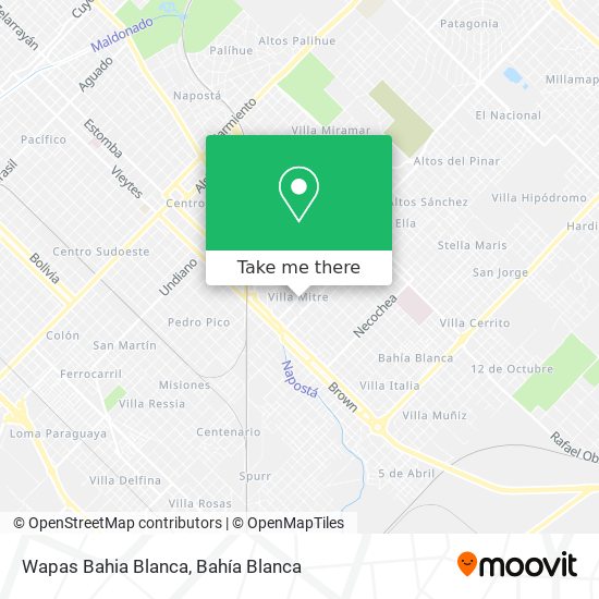 Mapa de Wapas Bahia Blanca