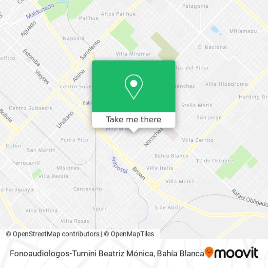 Fonoaudiologos-Tumini Beatriz Mónica map