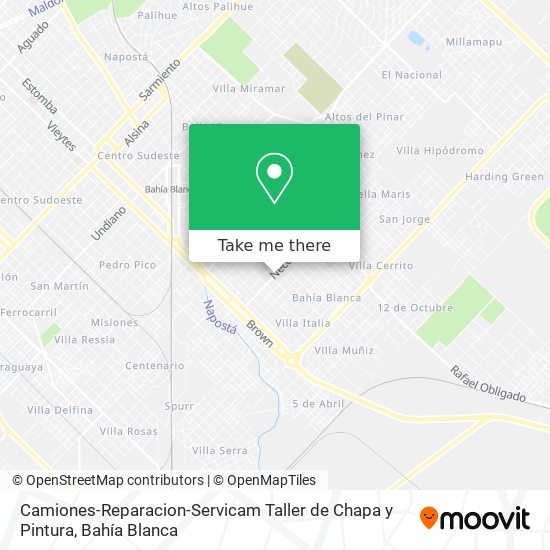 Camiones-Reparacion-Servicam Taller de Chapa y Pintura map