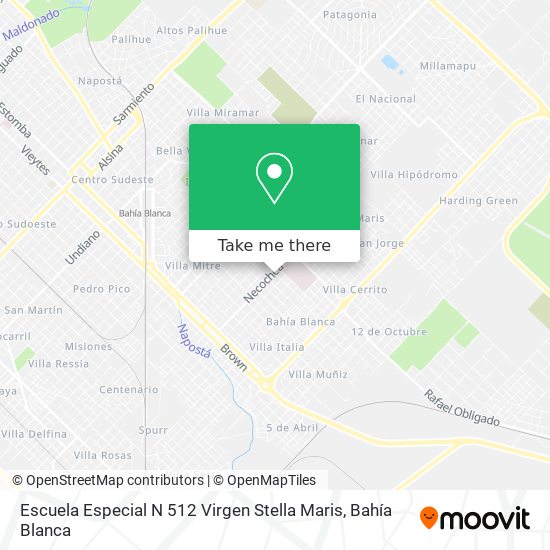 Mapa de Escuela Especial N 512 Virgen Stella Maris