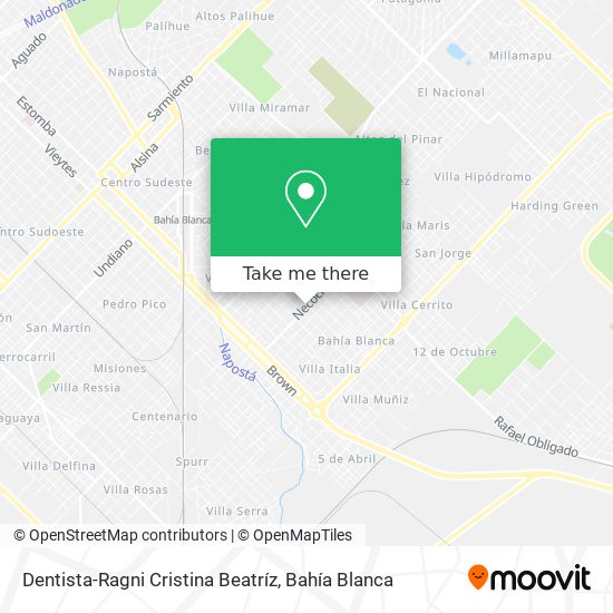 Dentista-Ragni Cristina Beatríz map