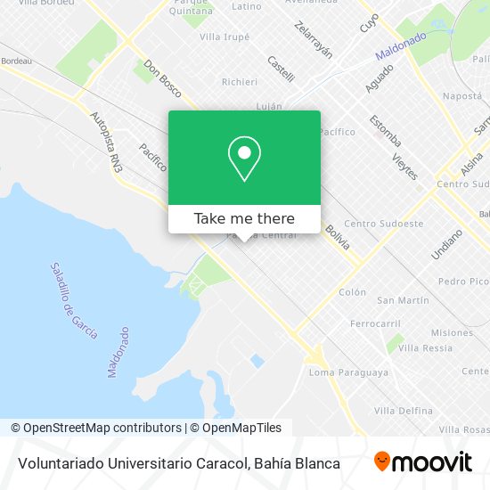 Mapa de Voluntariado Universitario Caracol