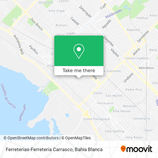Mapa de Ferreterias-Ferreteria Carrasco