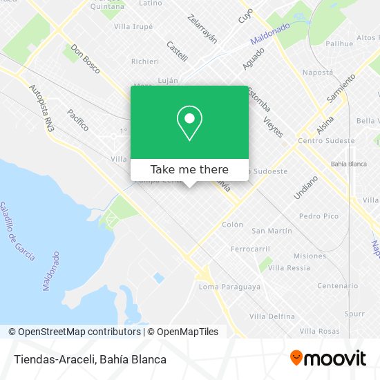 Tiendas-Araceli map