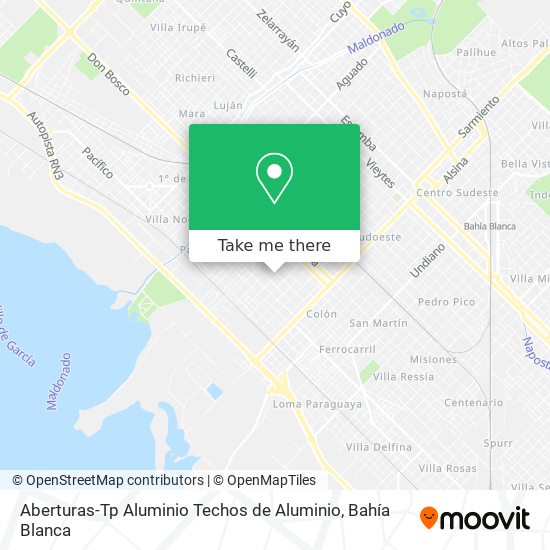 Aberturas-Tp Aluminio Techos de Aluminio map