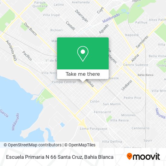 Escuela Primaria N 66 Santa Cruz map