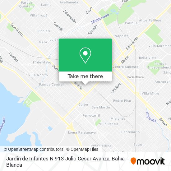 Jardin de Infantes N 913 Julio Cesar Avanza map
