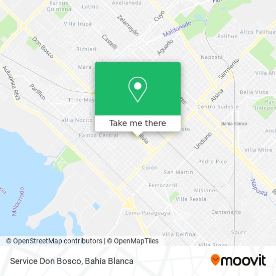 Mapa de Service Don Bosco